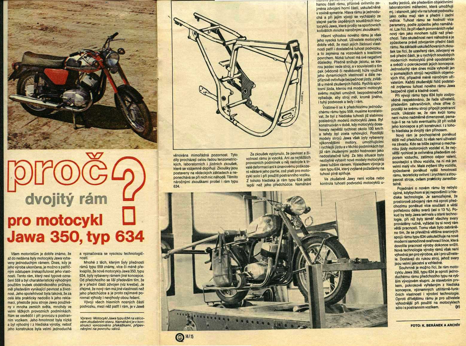 Svět motorů - dvojitý rám 634