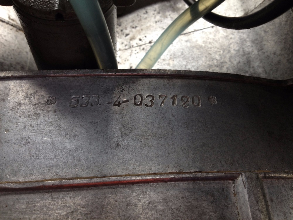 Číslo motoru 634-5 Holandsko