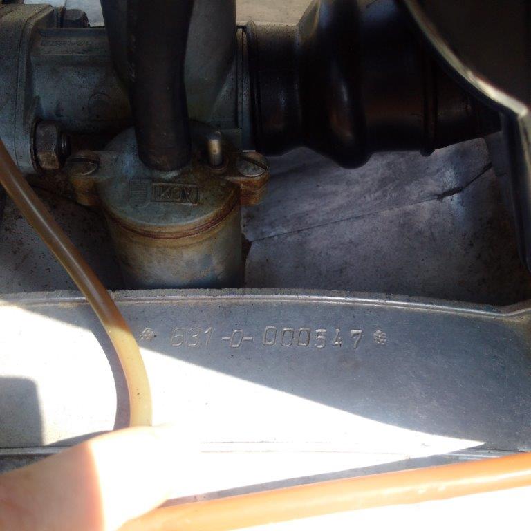 Číslo motoru oilmaster Kanada