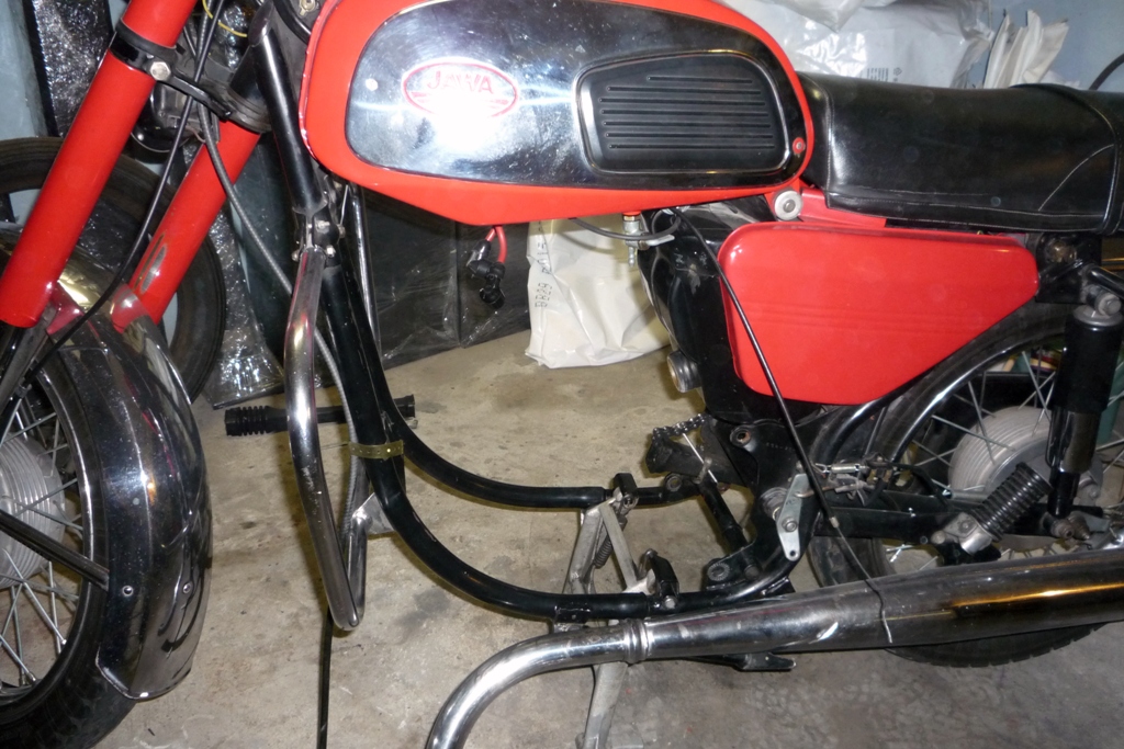 Jawa 350/634 rám bez motoru